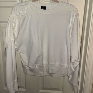 Nike Women's White Crew Neck Sweater